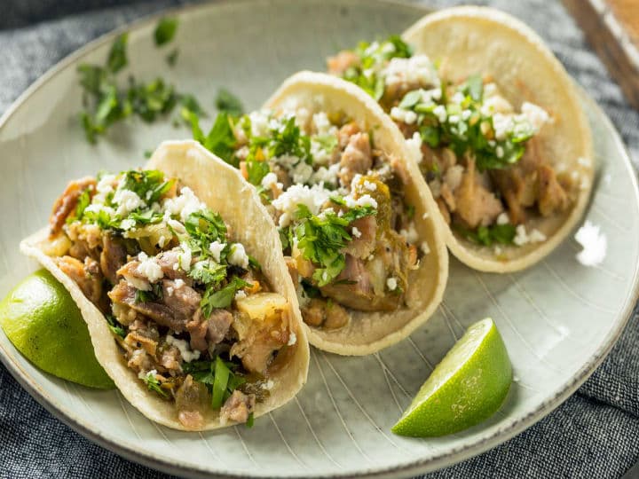 Tacos de carne a la cerveza